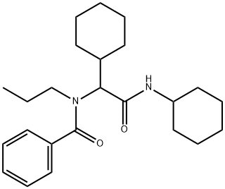 Benzamide, N-[1-cyclohexyl-2-(cyclohexylamino)-2-oxoethyl]-N-propyl- (9CI)|