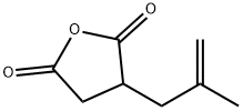 (2-甲基-2-丙烯-1-基)琥珀酸酐, 18908-20-8, 结构式