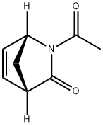 (6R,7S)-2-乙酰基-2-氮杂双环[2.2.1]庚-5-烯-3-酮, 189098-29-1, 结构式