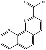 1,10-菲罗啉-2-甲酸, 1891-17-4, 结构式