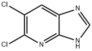 5,6-二氯-3H-咪唑并[4,5-B]吡啶, 189102-97-4, 结构式