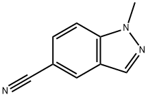5-氰基-1-甲基吲唑, 189107-45-7, 结构式