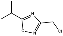 3-(クロロメチル)-5-イソプロピル-1,2,4-オキサジアゾール 化学構造式