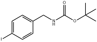 (4-IODO-BENZYL)-CARBAMIC ACID TERT-BUTYL ESTER Struktur