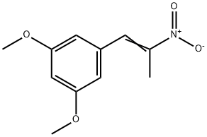 1-(3,5-ジメトキシフェニル)-2-ニトロ-1-プロペン 化学構造式