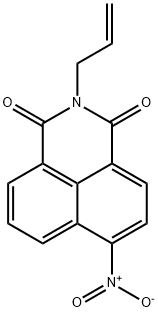 6-硝基-2-(2-丙烯-1-基)-1H-苯并[DE]异喹啉-1,3(2H)-二酮,189183-96-8,结构式