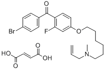 富马酸盐,189197-69-1,结构式