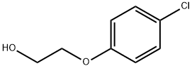 エチレン グリコール モノ(4-クロロフェニル) エーテル 化学構造式