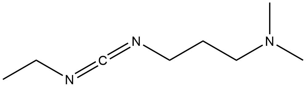 1-(3-二甲基氨基丙基)-3-乙基碳二亚胺 结构式