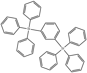 1,3-Bis(triphenylsilyl)benzene Struktur