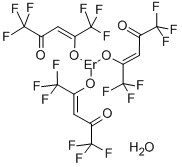 铒(III)六氟水合物,18923-92-7,结构式