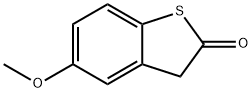 5-Methoxy-3H-benzo[b]thiophen-2-one Struktur