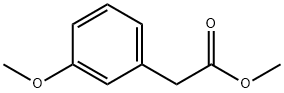 3-メトキシフェニル酢酸 メチル 化学構造式