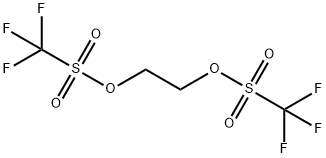 1,2-ビス(トリフルオロメタンスルホニルオキシ)エタン 化学構造式