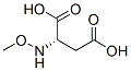 L-Aspartic acid, N-methoxy- (9CI) Struktur
