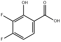 3,4-二氟水杨酸 结构式