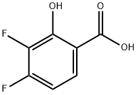 3,4-DIFLUORO-2-HYDROXYBENZOIC ACID Structure