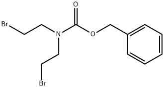 N-Cbz-N,N-bis(2-bromoethyl)amine Structure