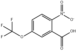 2-NITRO-5-(TRIFLUOROMETHOXY)BENZOIC ACID
 Structure