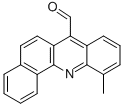 Benz(c)acridine-7-carboxaldehyde, 11-methyl- Structure