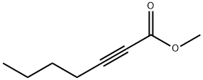 2-ヘプチン酸メチル 化学構造式