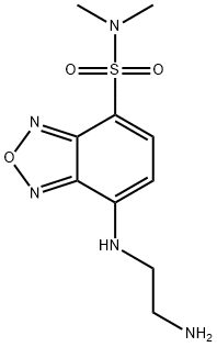 4-(N,N-二甲氨基磺酰)-7-(2-乙二胺基)-2,1,3-苯并恶二唑[用于高效液相色谱标记],189373-41-9,结构式
