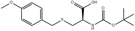 BOC-S-(4-METHOXYBENZYL)-L-半胱氨酸,18942-46-6,结构式