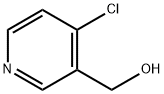 (4-クロロ-3-ピリジニル)メタノール 化学構造式