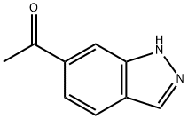 1-(1H-インダゾール-6-イル)エタノン 化学構造式