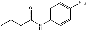 N-(4-アミノフェニル)-3-メチルブタンアミド 化学構造式