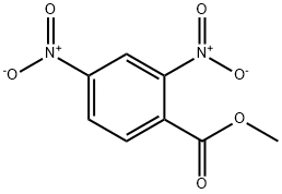 2,4-二硝基苯甲酸甲酯, 18959-17-6, 结构式