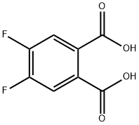 4,5-ジフルオロフタル酸 化学構造式