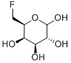 6-フルオロ-6-デオキシ-D-ガラクトピラノース 化学構造式