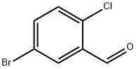 5-ブロモ-2-クロロベンズアルデヒド 化学構造式