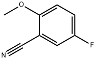 5-フルオロ-2-メトキシベンゾニトリル 化学構造式