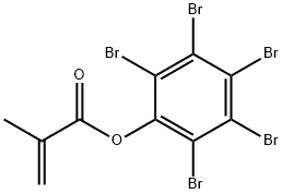 PENTABROMOPHENYL METHACRYLATE Struktur