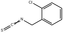 2-クロロベンジルイソチオシアナート 化学構造式