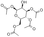 1,3,4,6-Tetra-O-acetyl-β-D-mannopyranose Structure