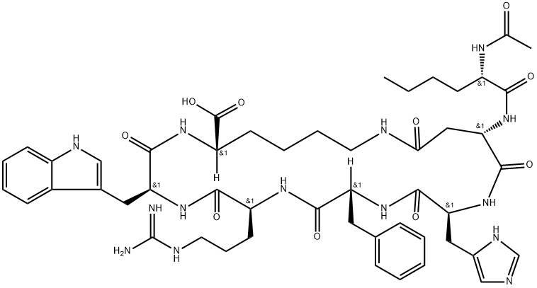 Bremelanotide Struktur