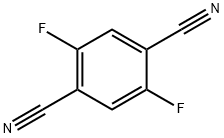 2,5-ジフルオロ-1,4-ベンゼンジカルボニトリル 化学構造式