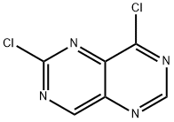 2,8-ジクロロピリミド[5,4-D]ピリミジン 化学構造式