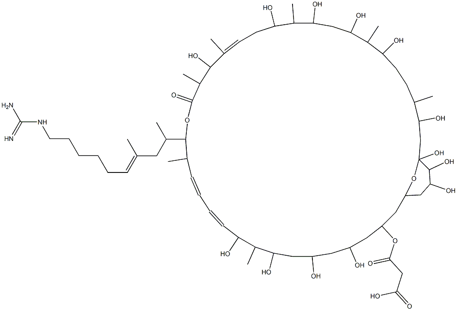 マロラクトマイシンD 化学構造式