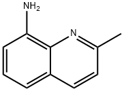 8-アミノ-2-メチルキノリン 化学構造式