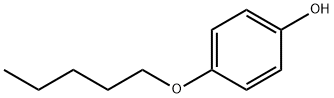 4-n-アミルオキシフェノール 化学構造式
