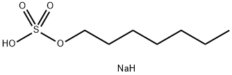 硫酸ナトリウムヘプチル 化学構造式