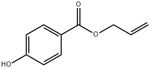 4-ヒドロキシ安息香酸アリル 化学構造式