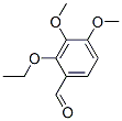 Benzaldehyde, 2-ethoxy-3,4-dimethoxy- (9CI) 化学構造式