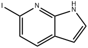 6-IODO-1H-PYRROLO[2,3-B]PYRIDINE Structure