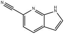 6-氰基-7-氮杂吲哚, 189882-33-5, 结构式