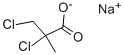 2,3-ジクロロ-2-メチルプロピオン酸ナトリウム 化学構造式
